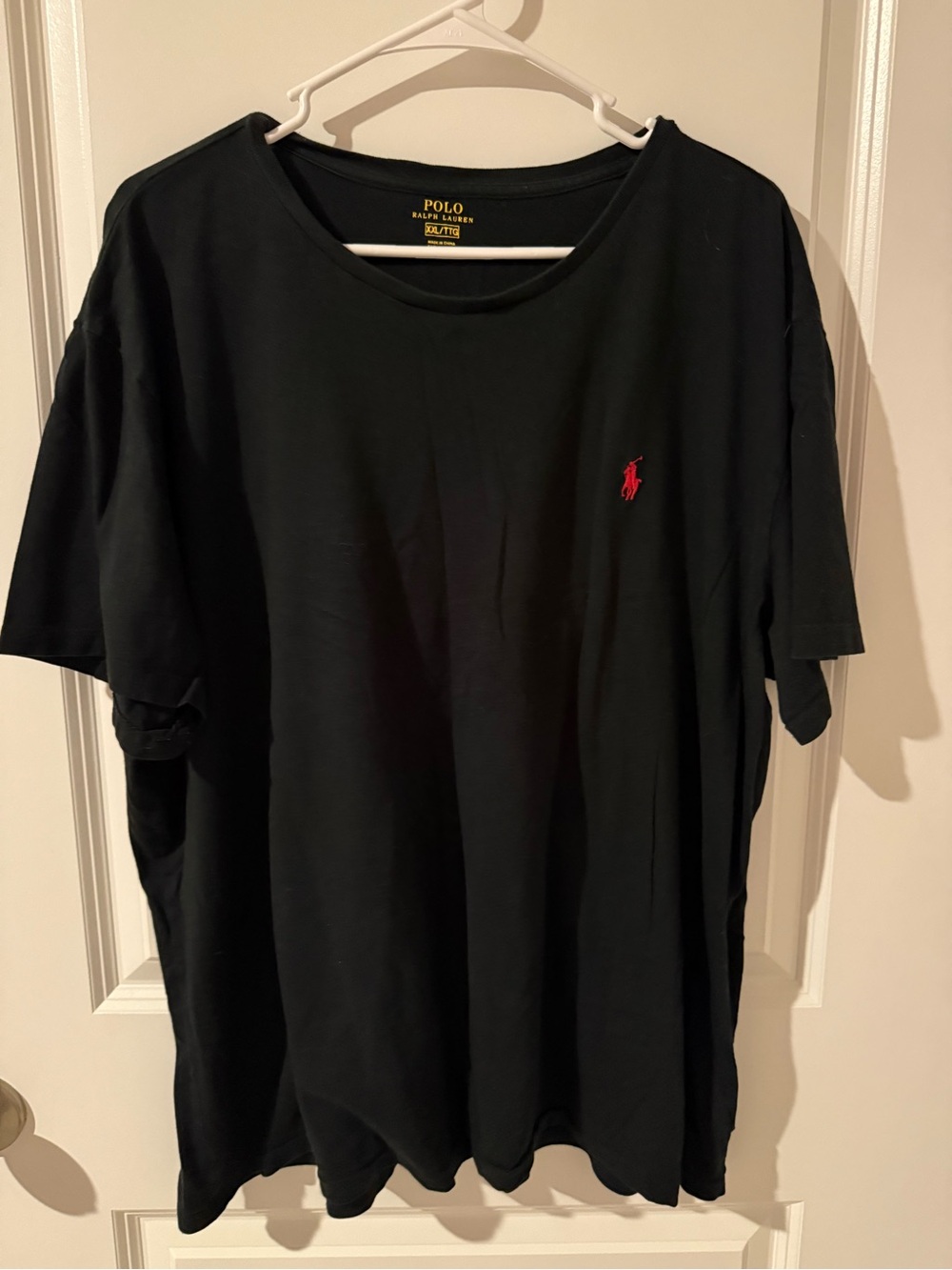 Polo by Ralph Lauren Black Tee with Red Pony Logo